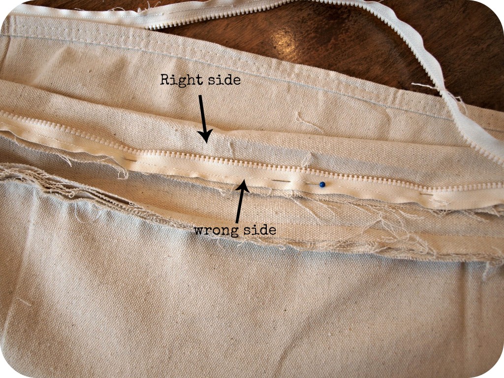 how to install a zipper