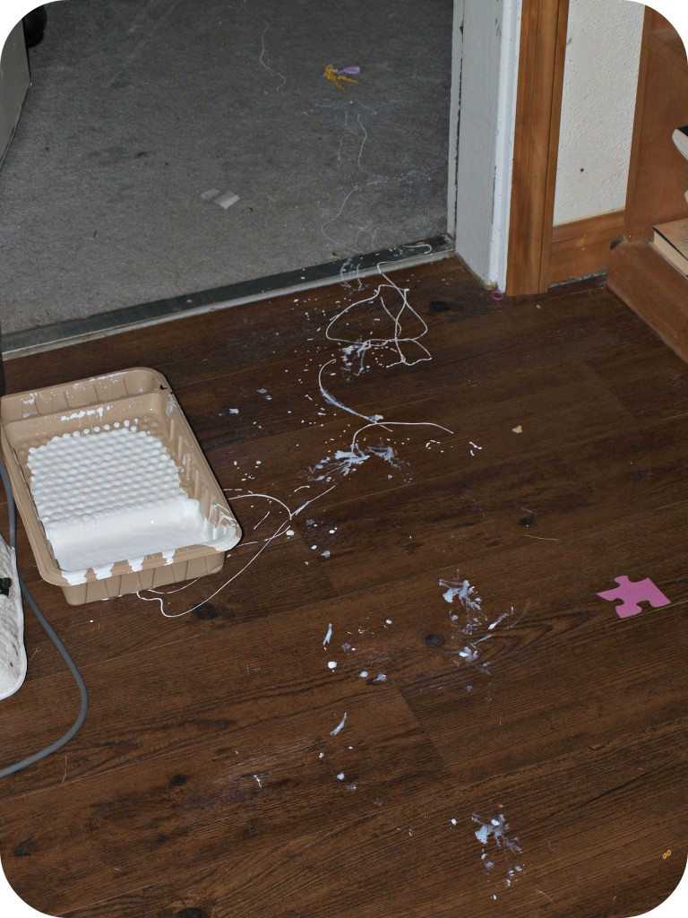 Mess on the floor