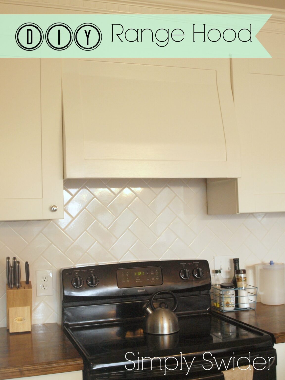 DIY Range Hood or how to build a custom range hood