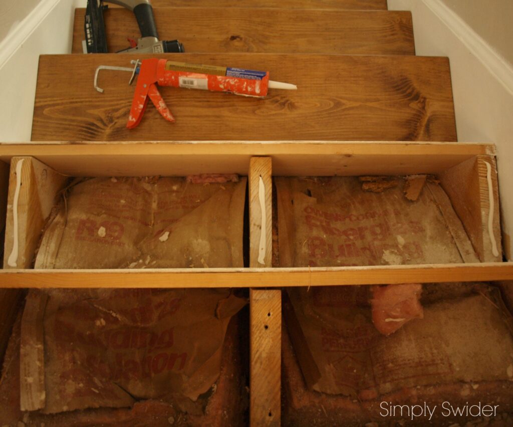 installing wood stair treads