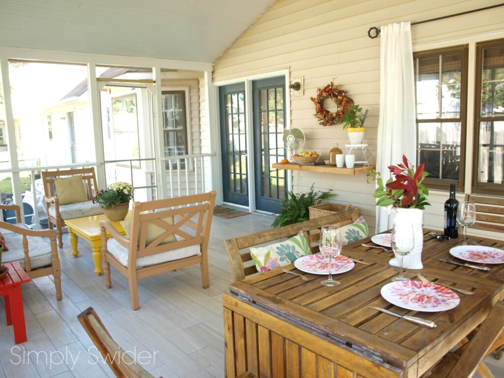 outdoor room makeover