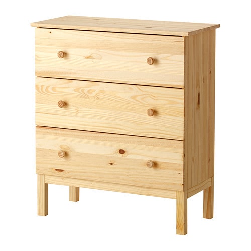 TARVA 3-drawer chest IKEA