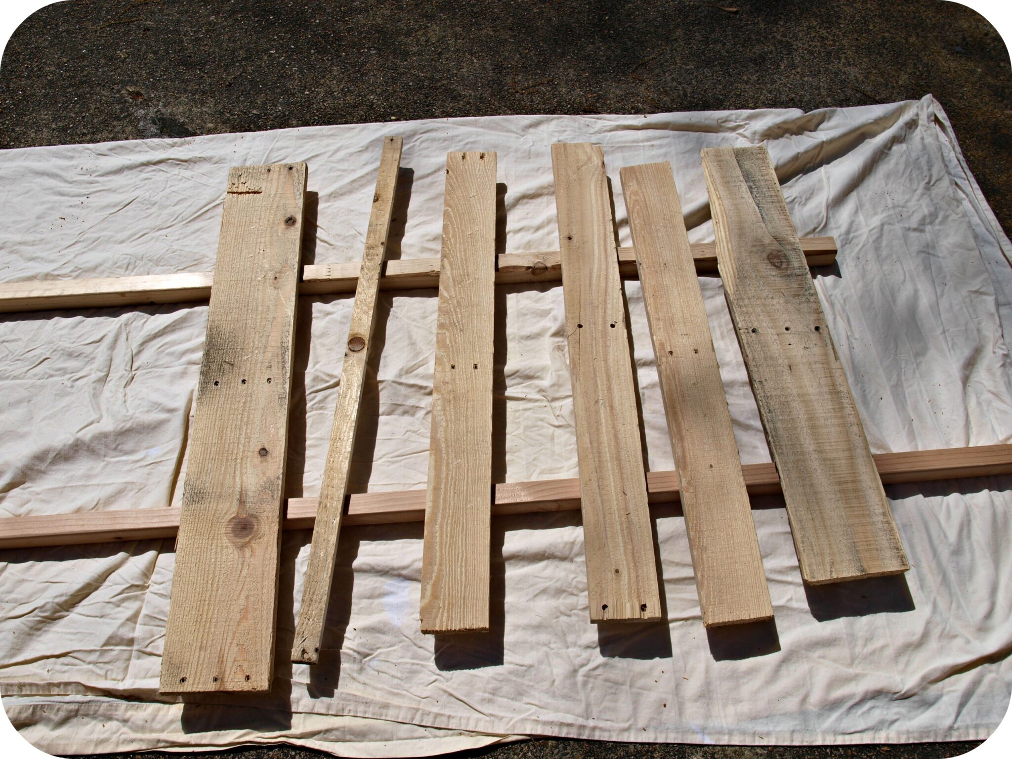 How to age wood with paint and stain