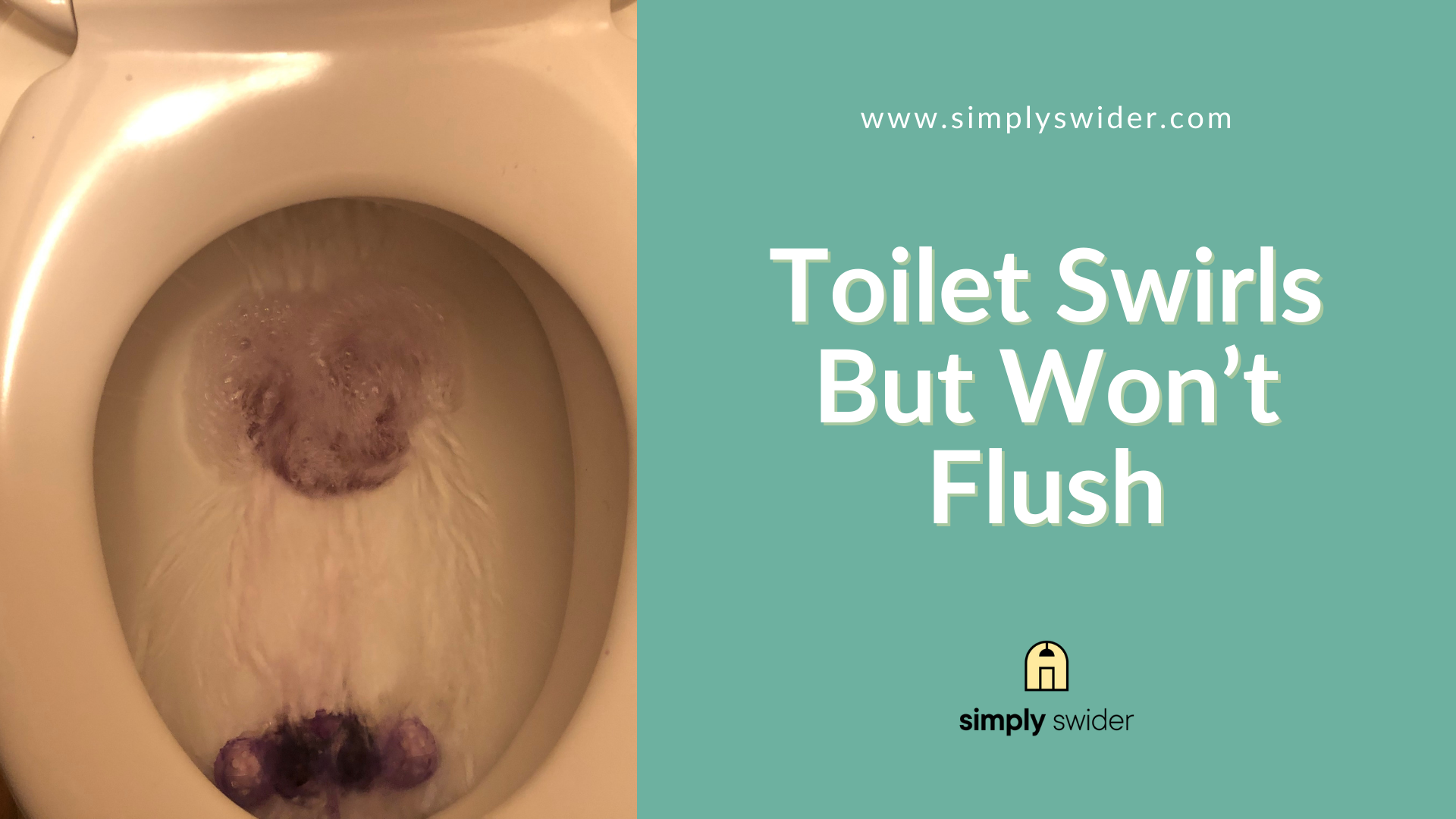 Toilet Swirls But Won’t Flush