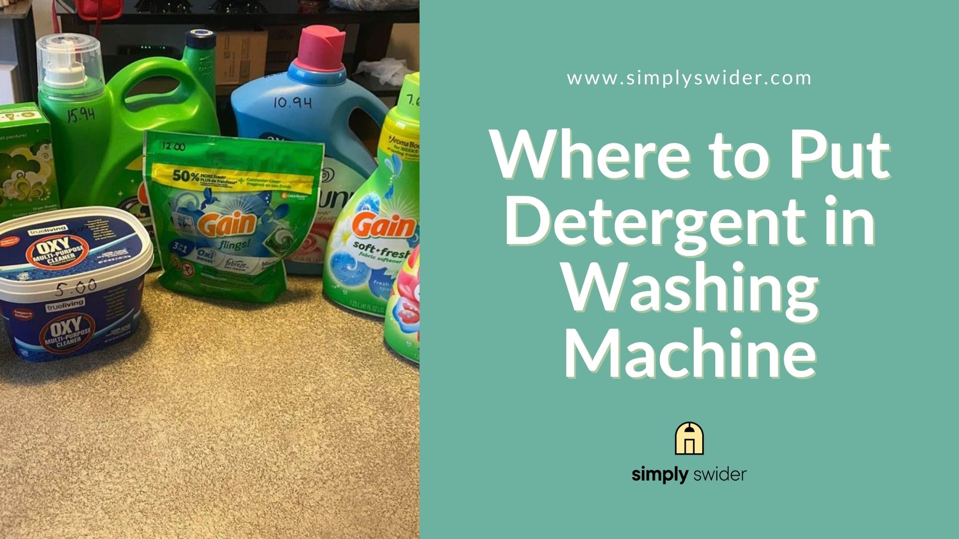 Where to Put Detergent in Washing Machine