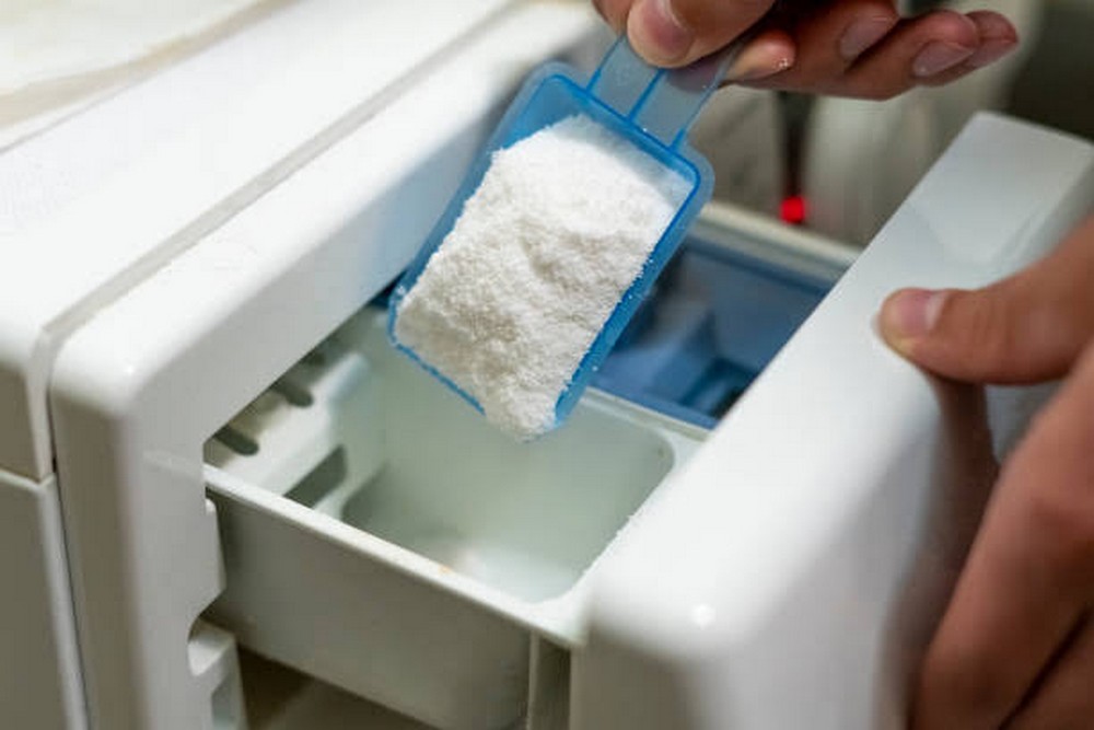 powdered detergent washing machine