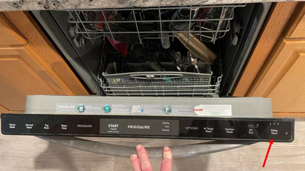 Frigidaire Dishwasher Delay Start Function
