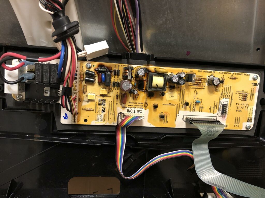 Melted Frigidaire Control Board