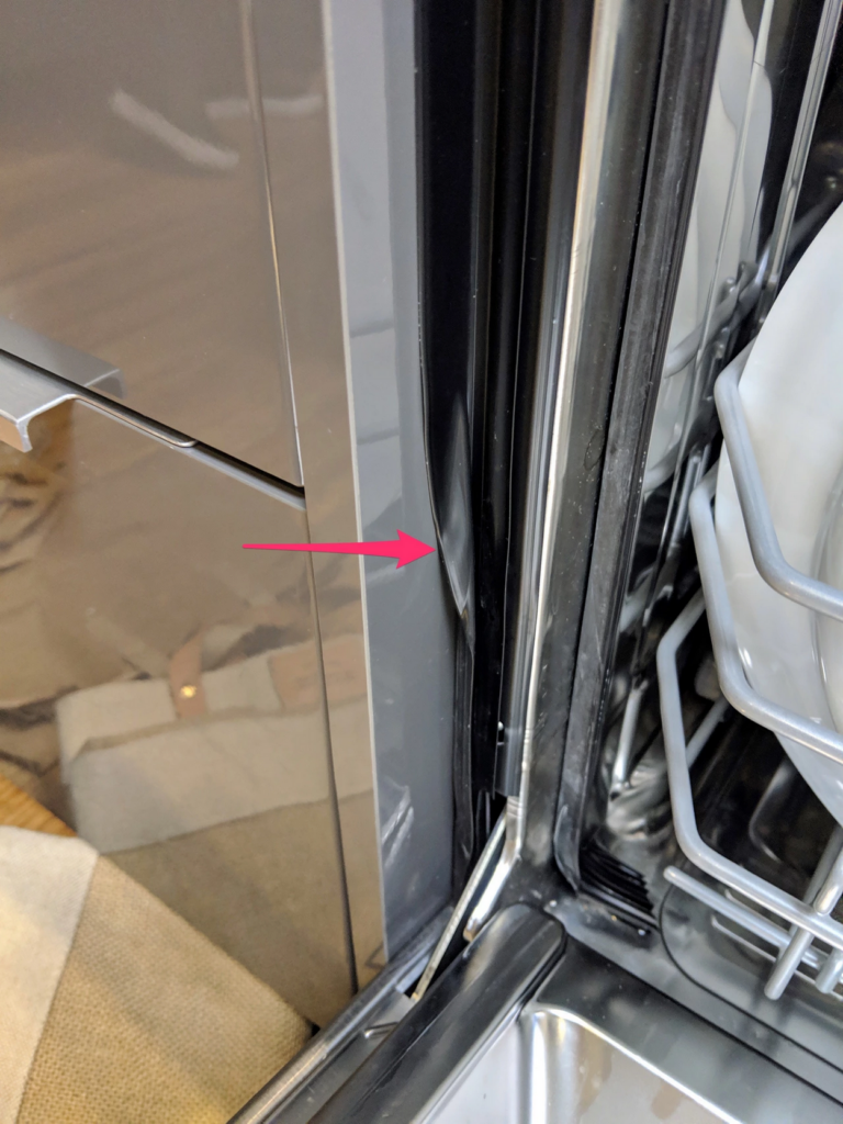 Bosch Dishwasher Door Seal Damaged