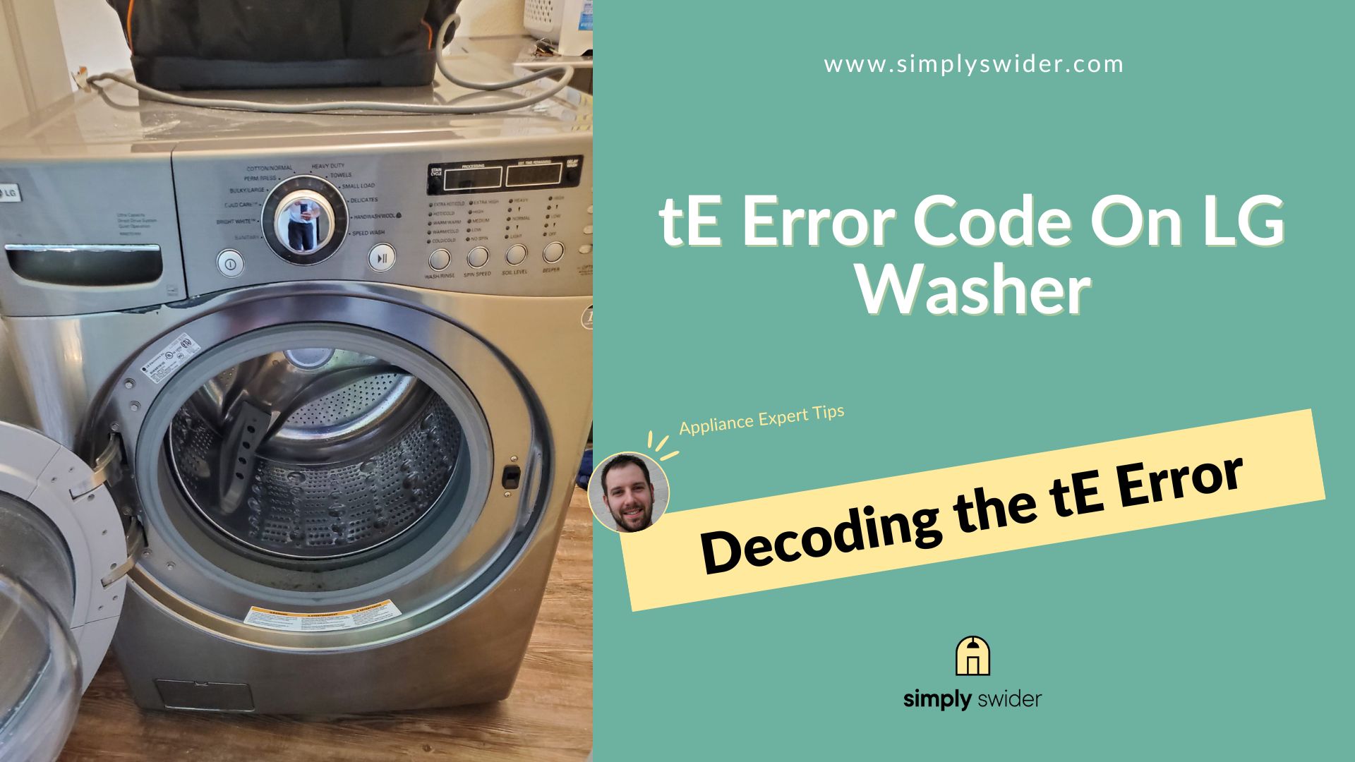 tE Error Code On LG Washer