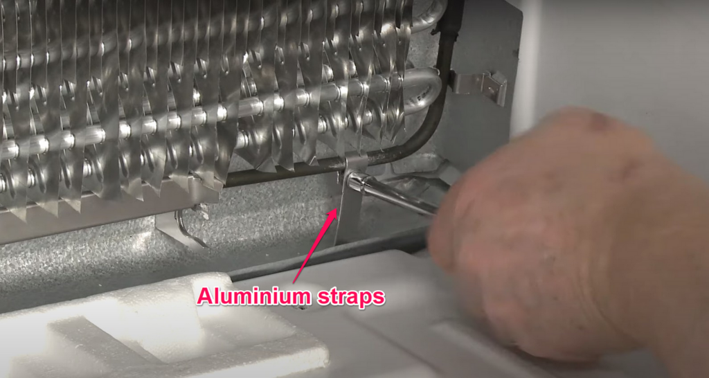 Detached aluminum straps
