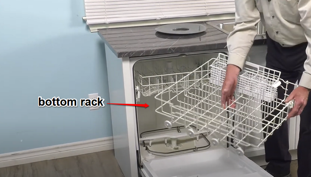 Dishwasher Remove Bottom Rack