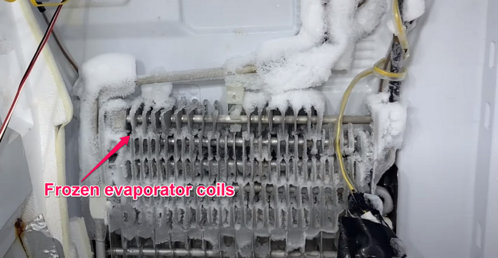 Frozen Evaporator Coils Replacement Step 2