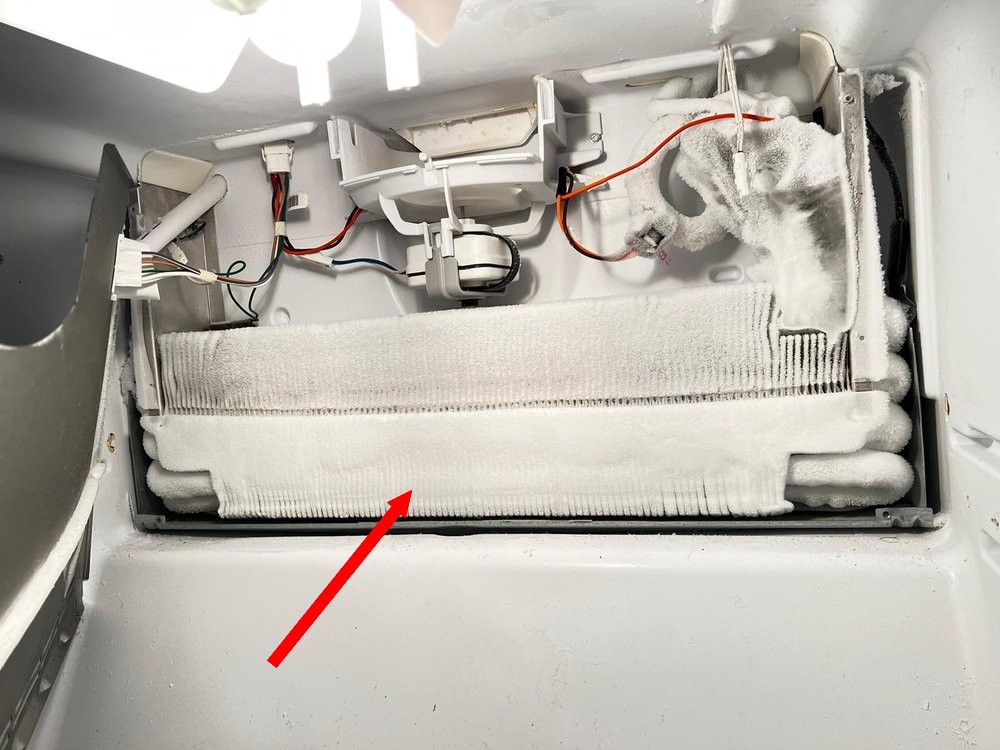 Kenmore Refrigerator Frozen Evaporator Coils