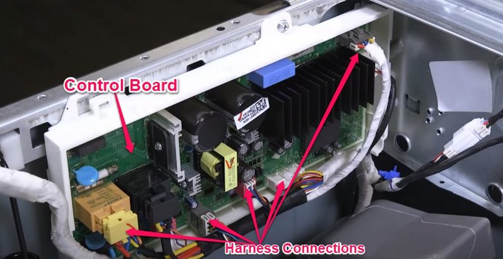 LG Washer Control Board Replacement Step 2