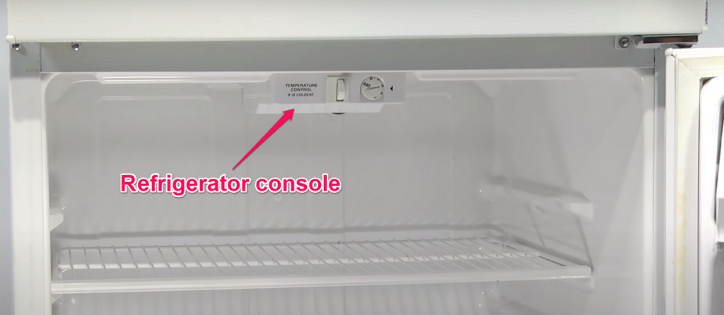 Refrigerator Console Timer