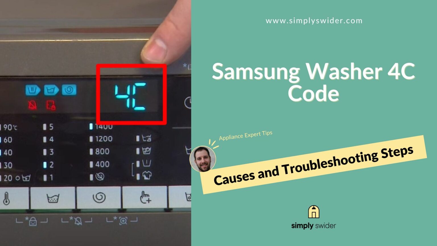Resolving the 4C Error Code on Your Samsung Washer