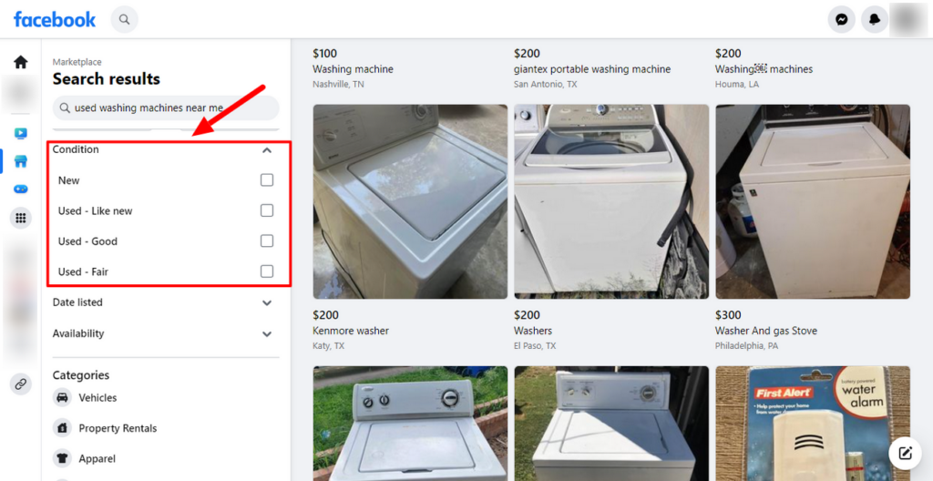 Used Washer and Dryer Facebook Marketplace