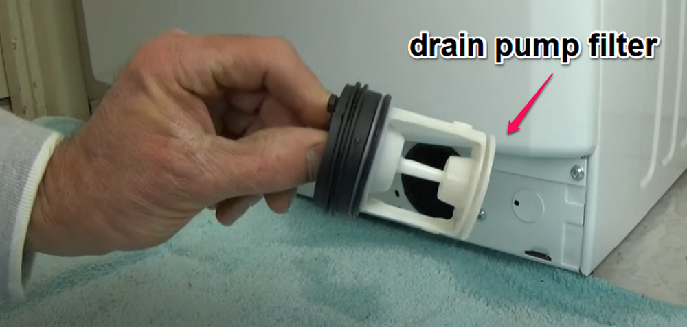 Whirlpool Washer Unclogging the Drain Pump Filter