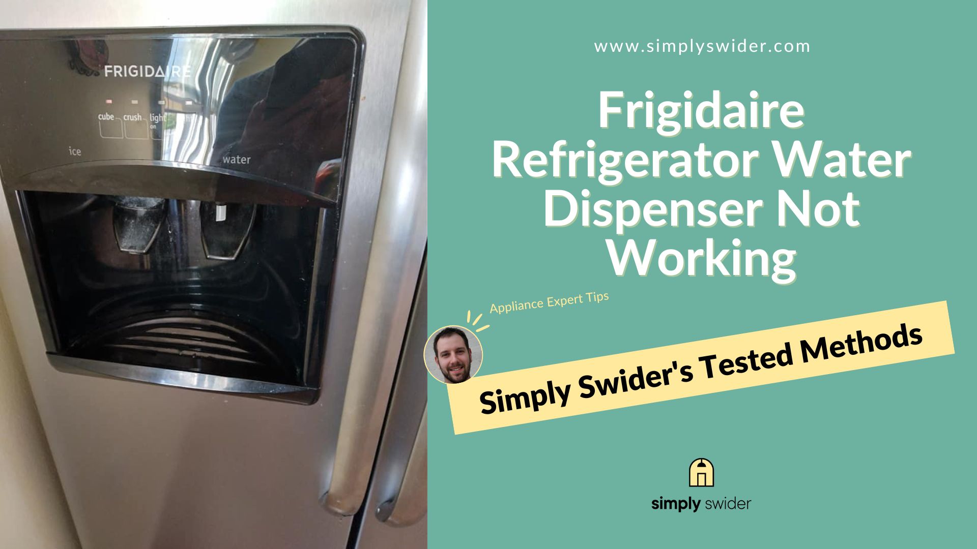 Frigidaire Refrigerator Water Dispenser Not Working