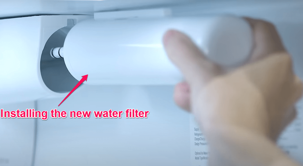 Installing the New Water Filter Fridge