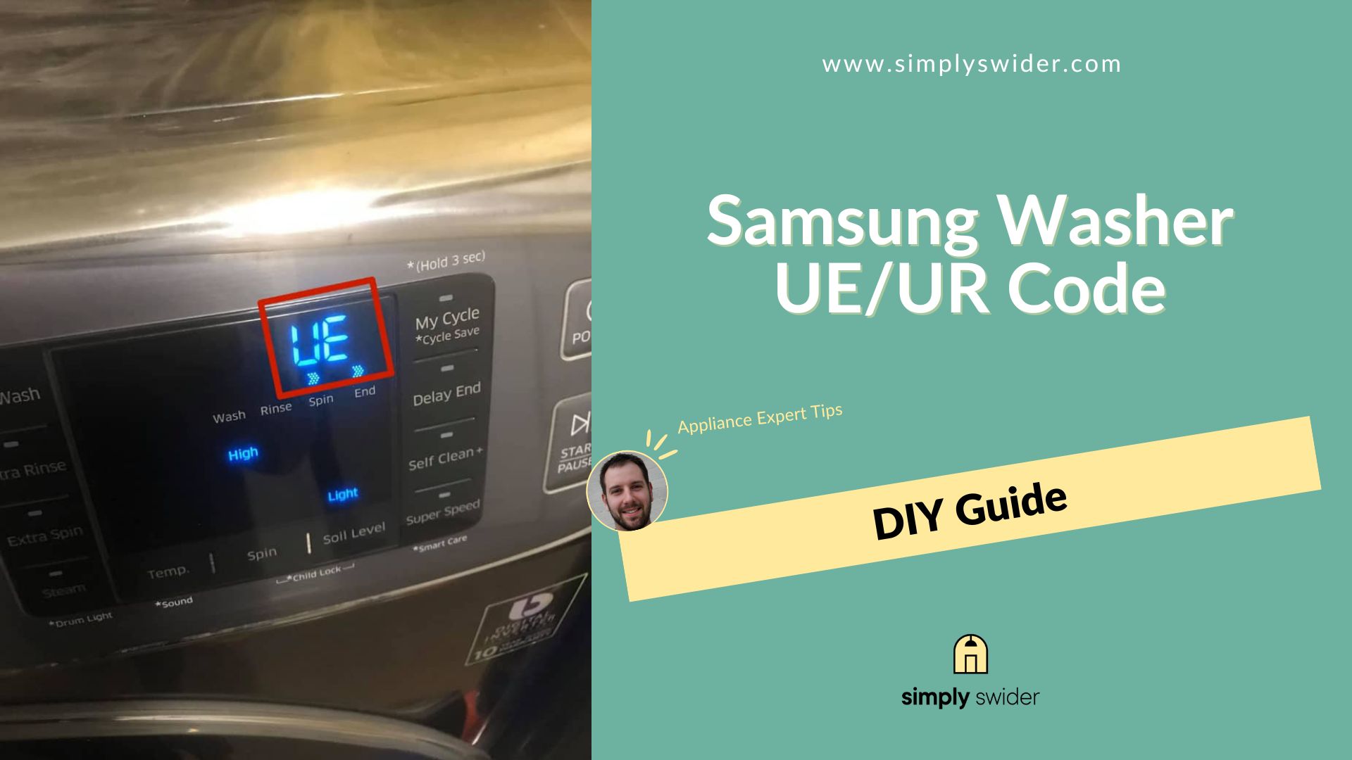 Samsung Washer UE/UR Code
