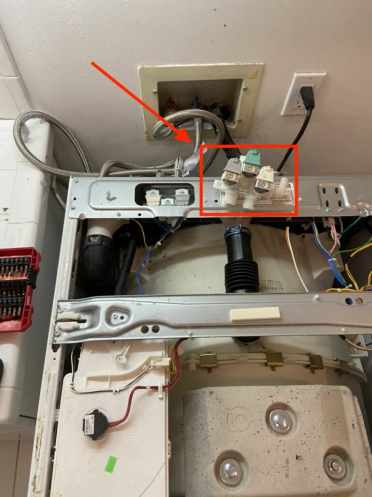Washing Machine Leaking Water Inlet Valve